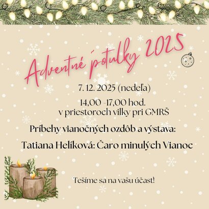 Pozývame všetkých záujemcov o štúdium v našej škole na DOD 2025 - 5.12.2025 od 10,00 hod.